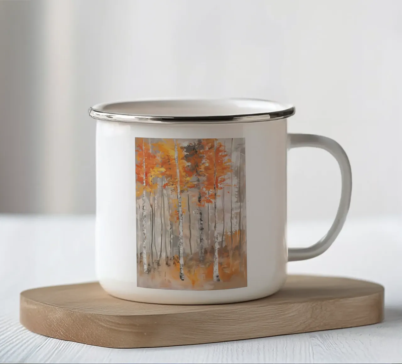 Arte da parete di Imagine tazza in smalto da Imagine
