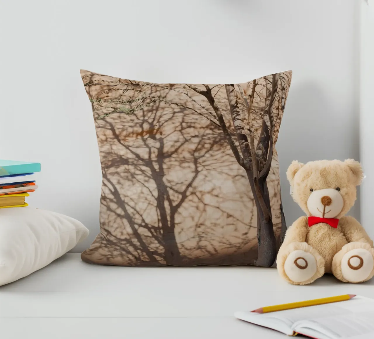 A rock, a tree and shadow cuscino da photolovers