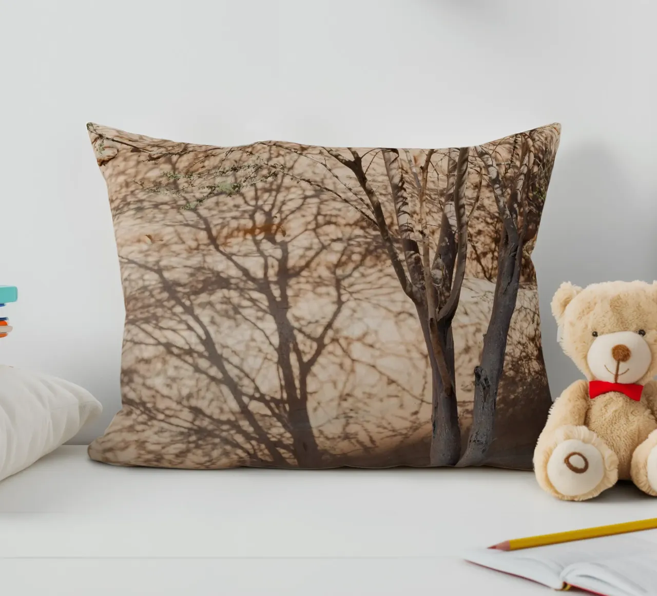 A rock, a tree and shadow cuscino da photolovers