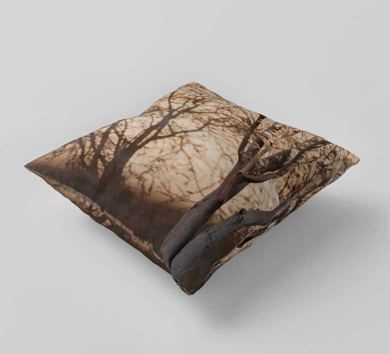 A rock, a tree and shadow cuscino da photolovers