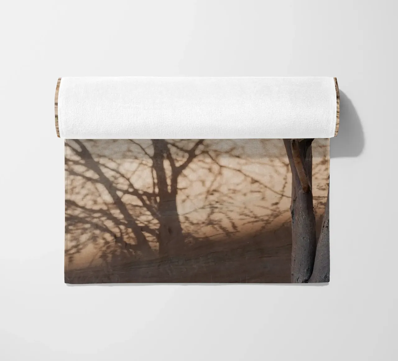 A rock, a tree and shadow telo mare da photolovers