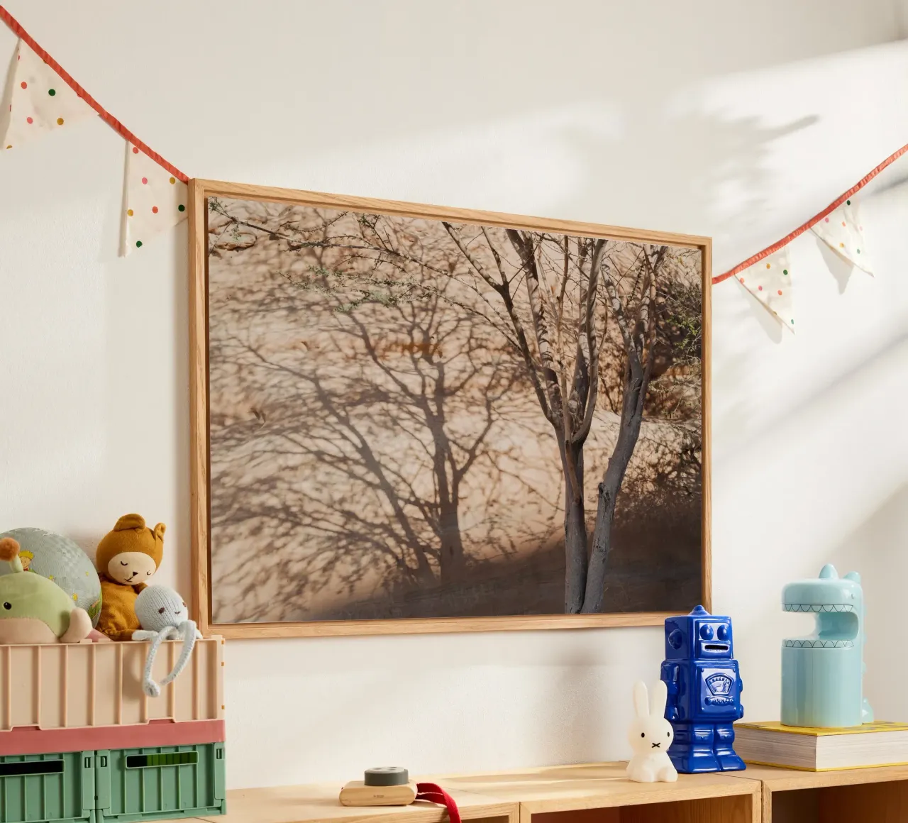 A rock, a tree and shadow plexiglass da photolovers