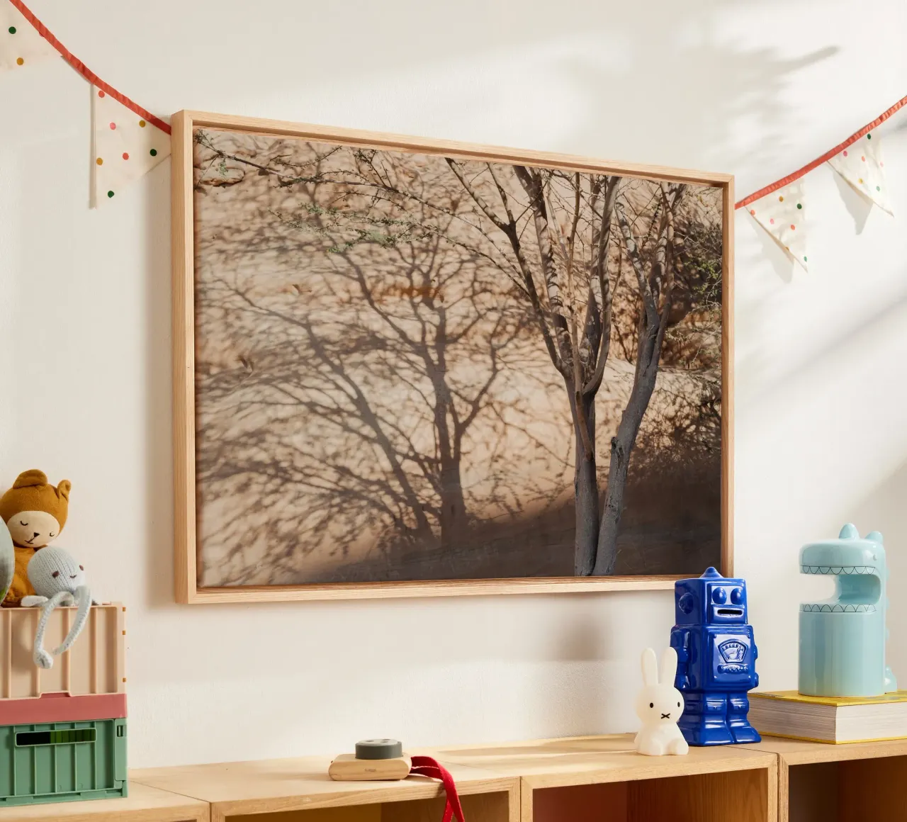 A rock, a tree and shadow tela da photolovers
