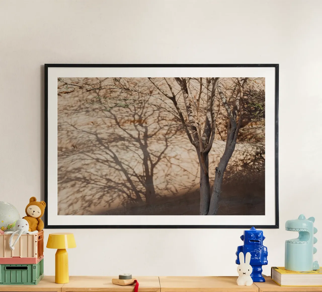 A rock, a tree and shadow carta hahnemühle da photolovers