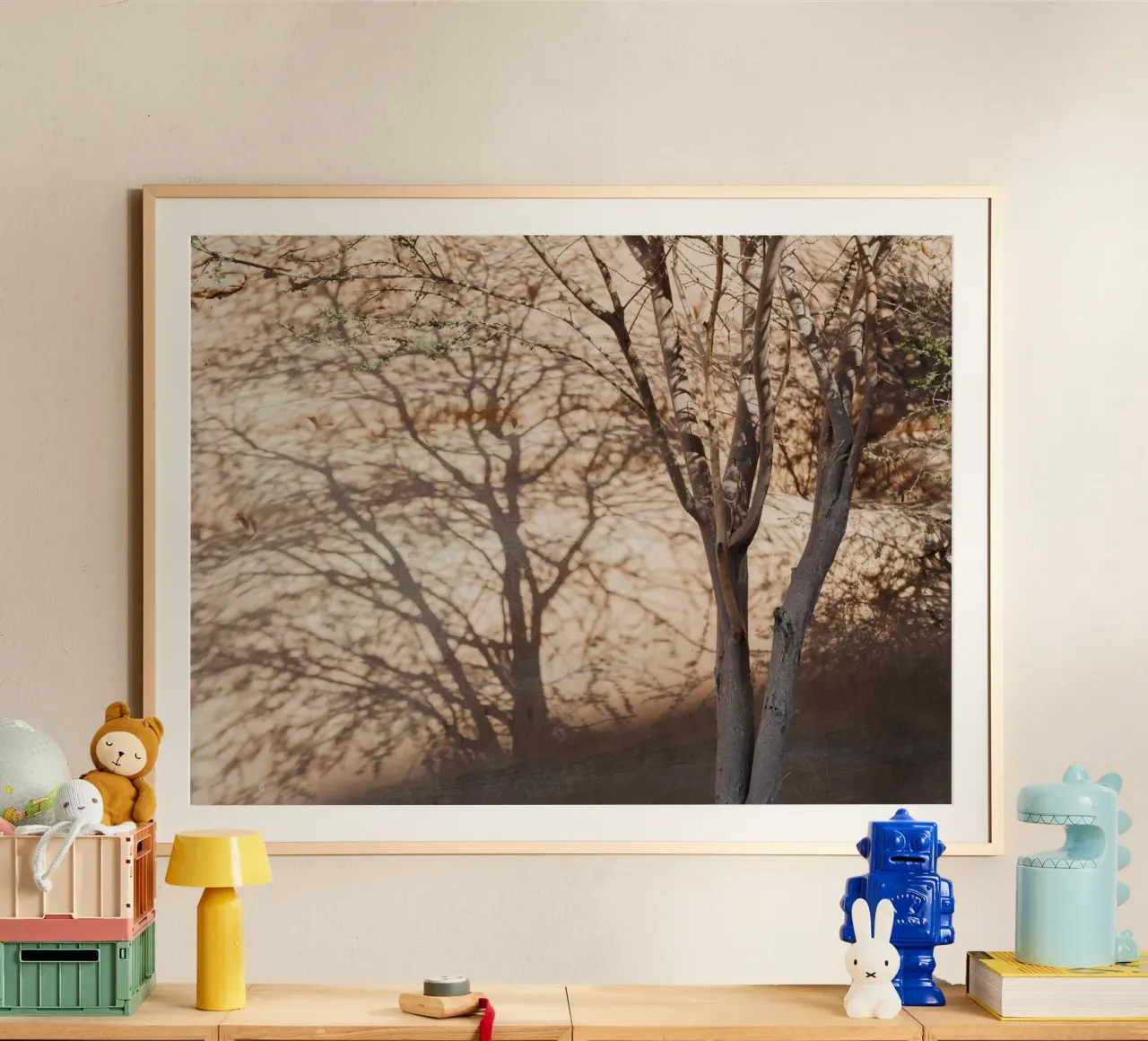 A rock, a tree and shadow carta hahnemühle da photolovers
