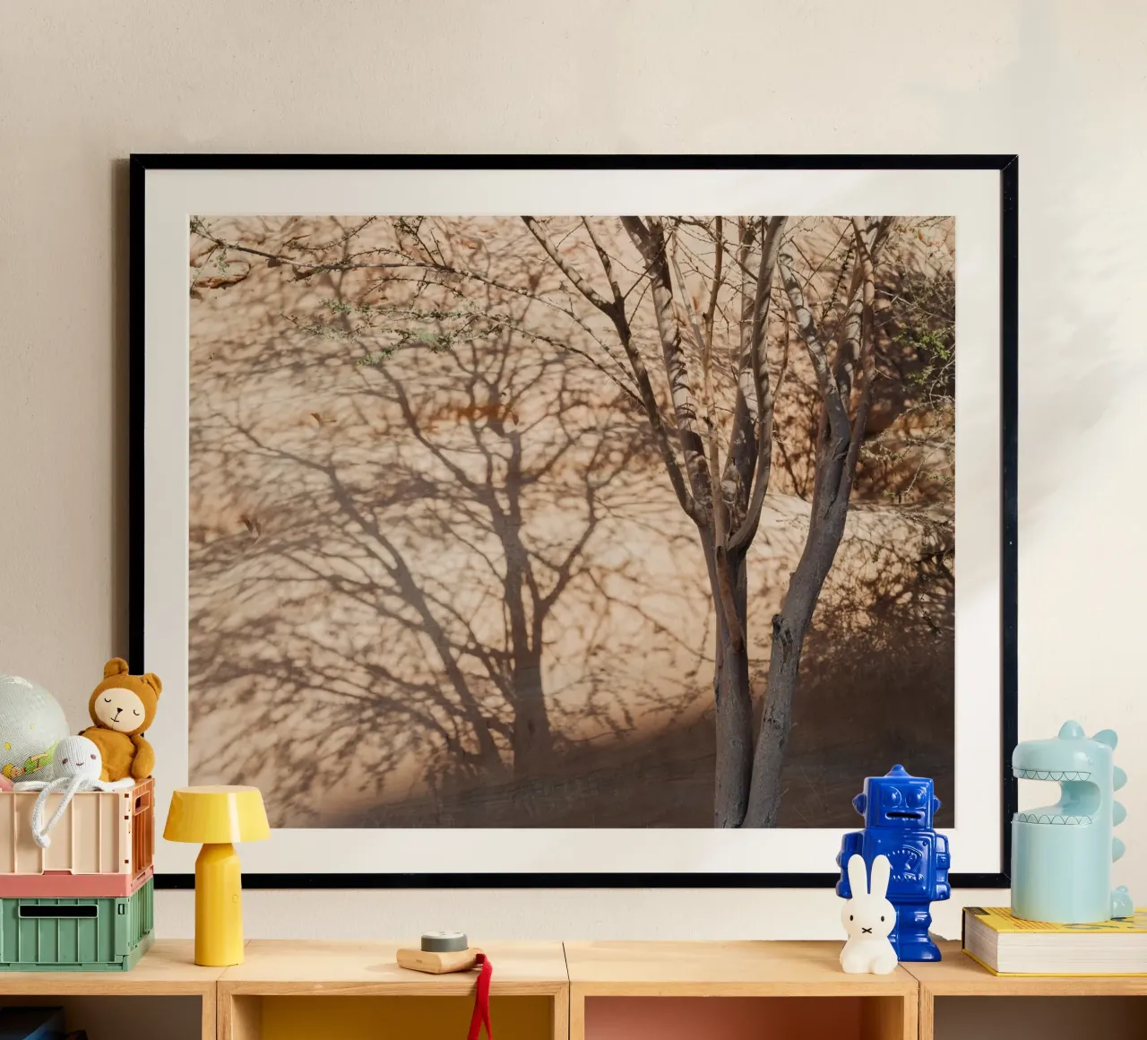 A rock, a tree and shadow carta hahnemühle da photolovers