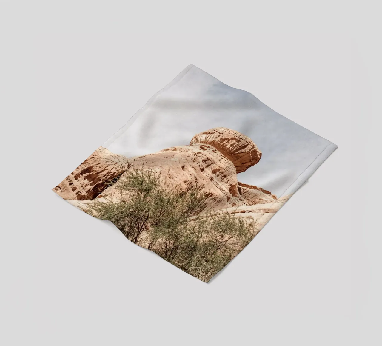 Rocks and a tree in the desert coperta in pile da photolovers
