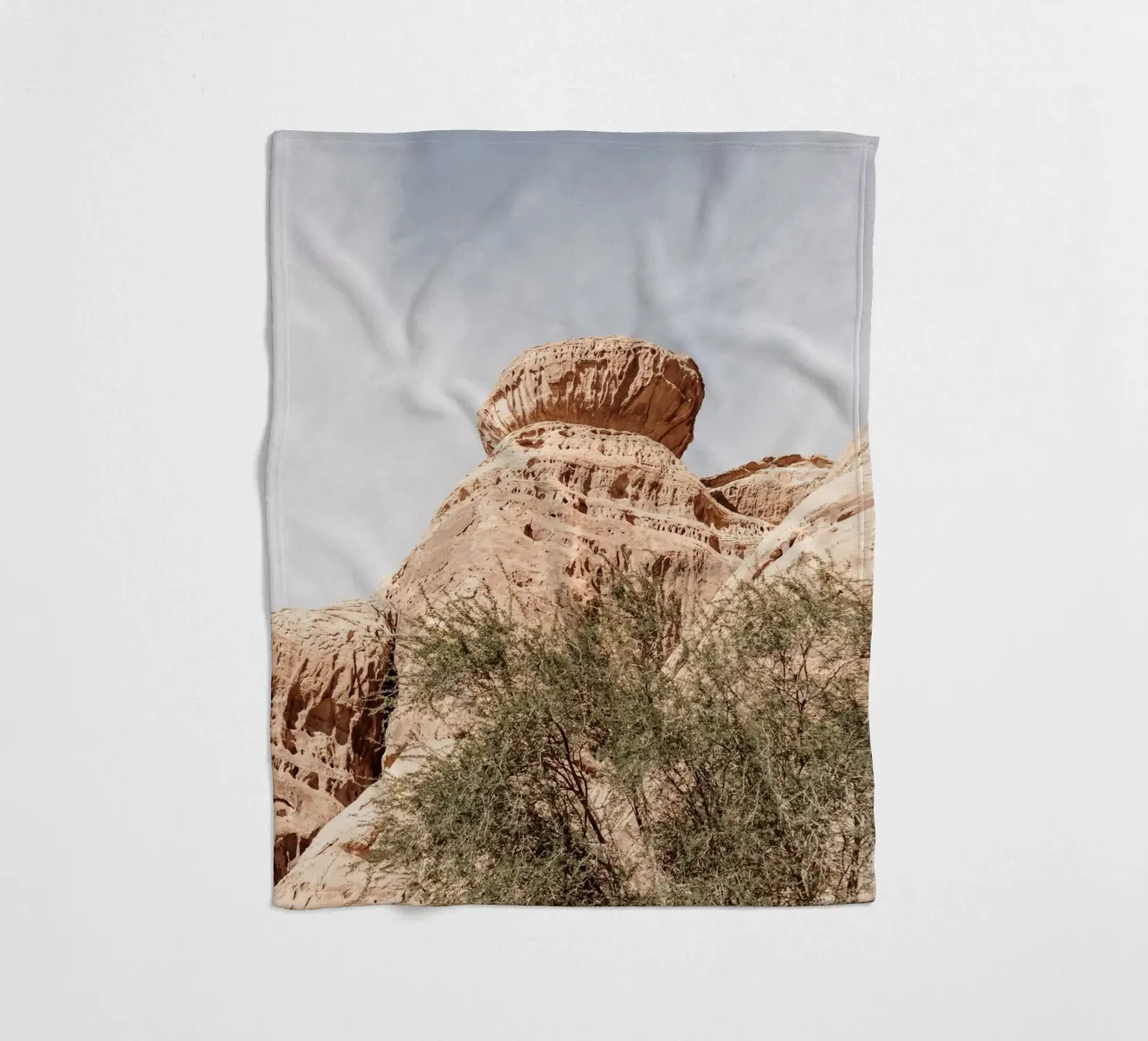 Rocks and a tree in the desert coperta in pile da photolovers