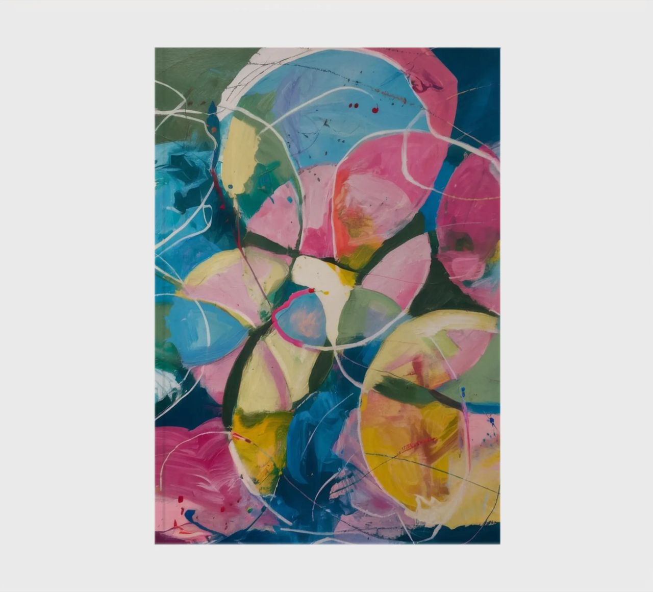 Celestial Bloom Swirl notebook by Dream Spectrum