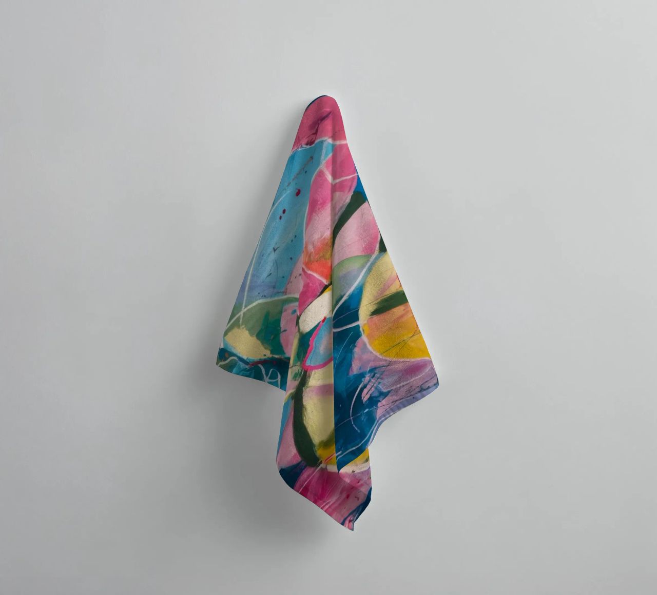 Celestial Bloom Swirl towel by Dream Spectrum