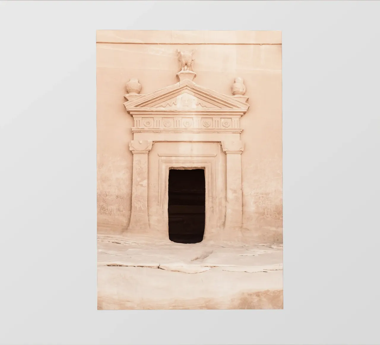 Ancient Madain Saleh backlit film by photolovers
