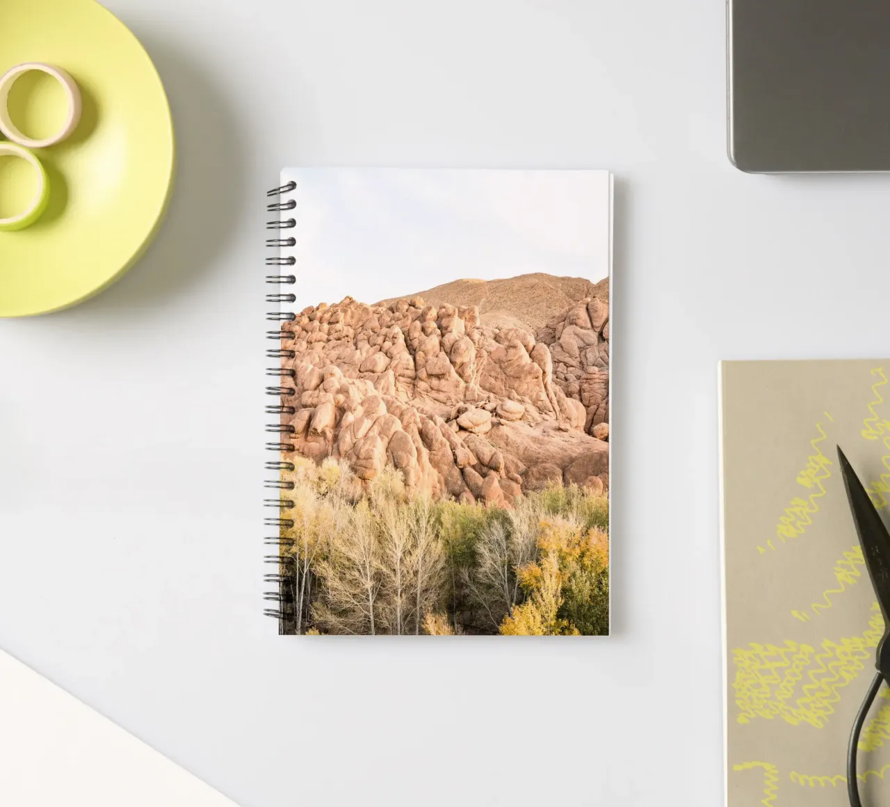 Autumn in Morocco spiral notebook by photolovers