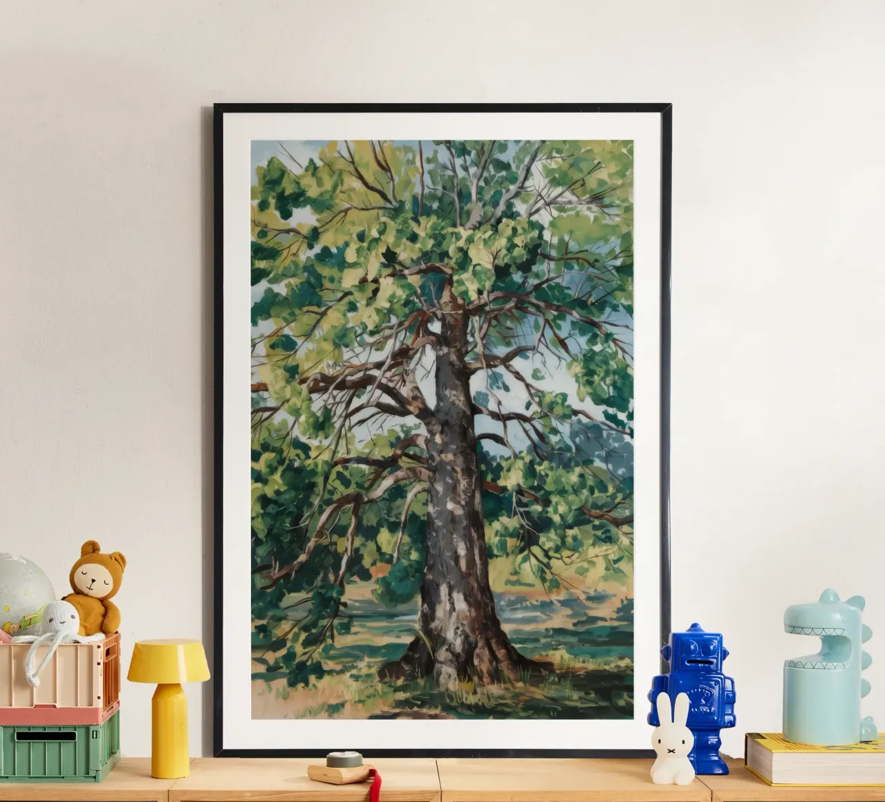Saggezza della quercia solitaria poster da Dream Spectrum