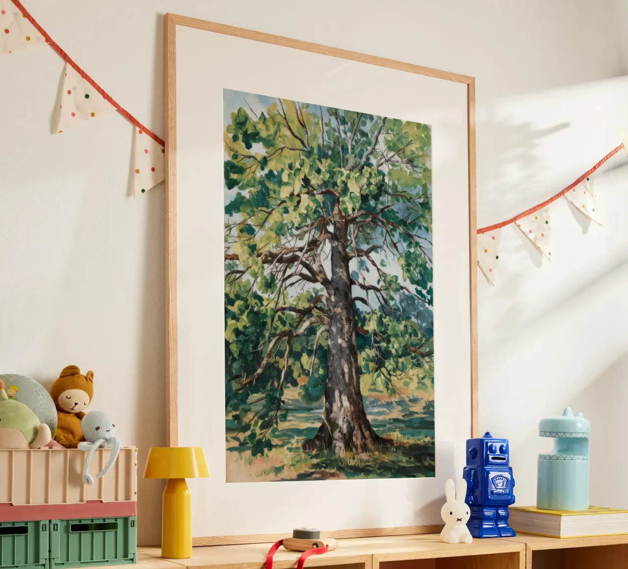 Saggezza della quercia solitaria poster da Dream Spectrum
