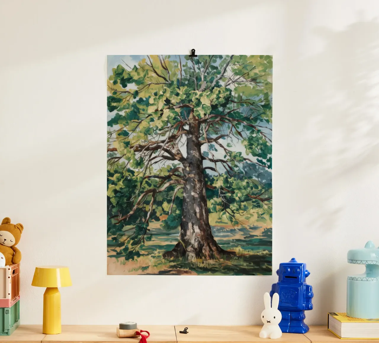 Saggezza della quercia solitaria poster da Dream Spectrum