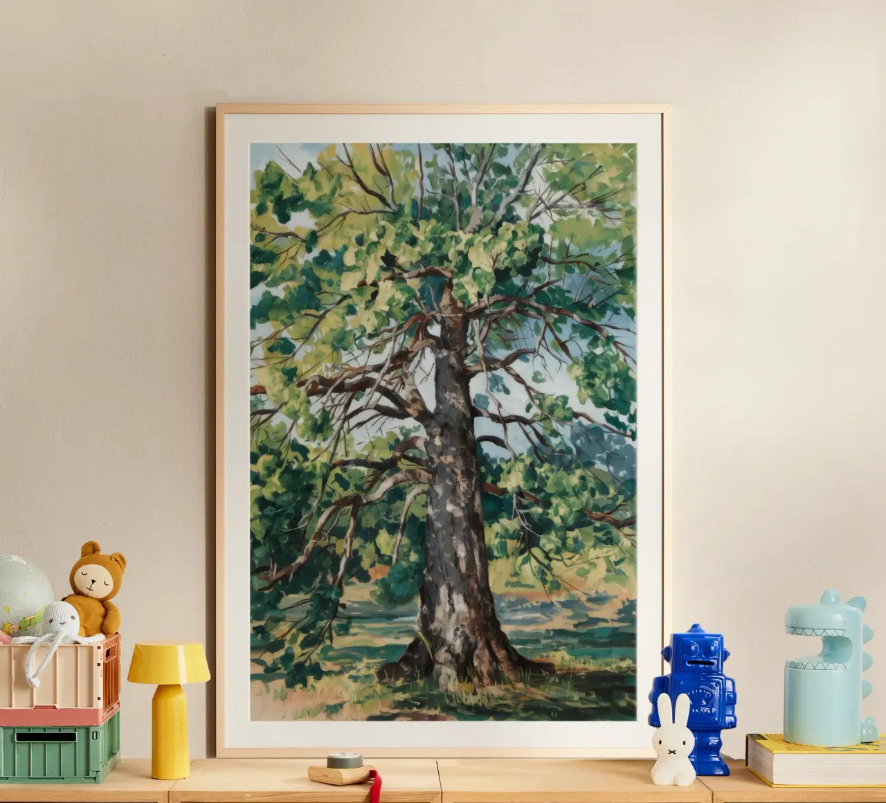 Saggezza della quercia solitaria poster da Dream Spectrum