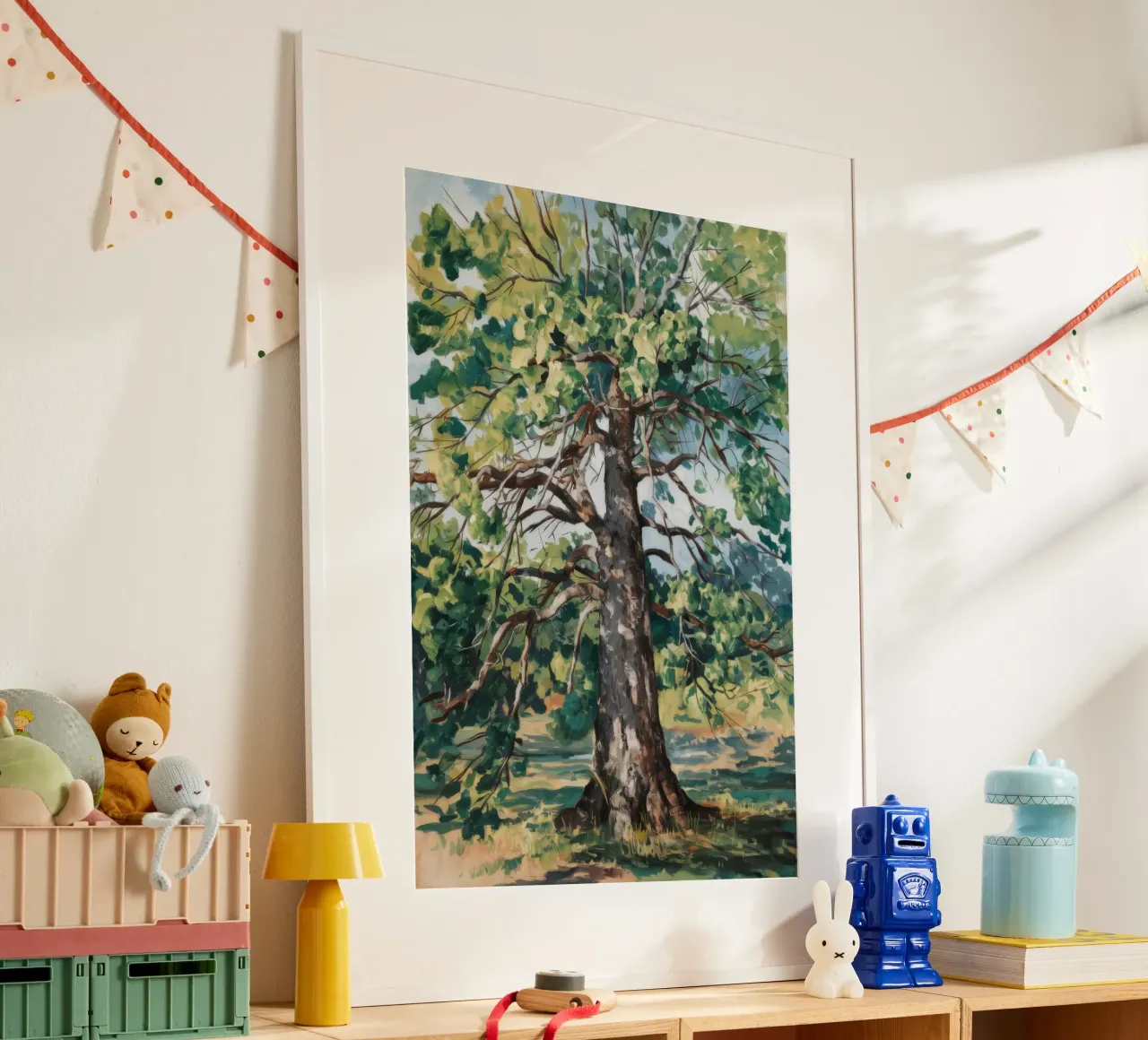 Saggezza della quercia solitaria poster da Dream Spectrum