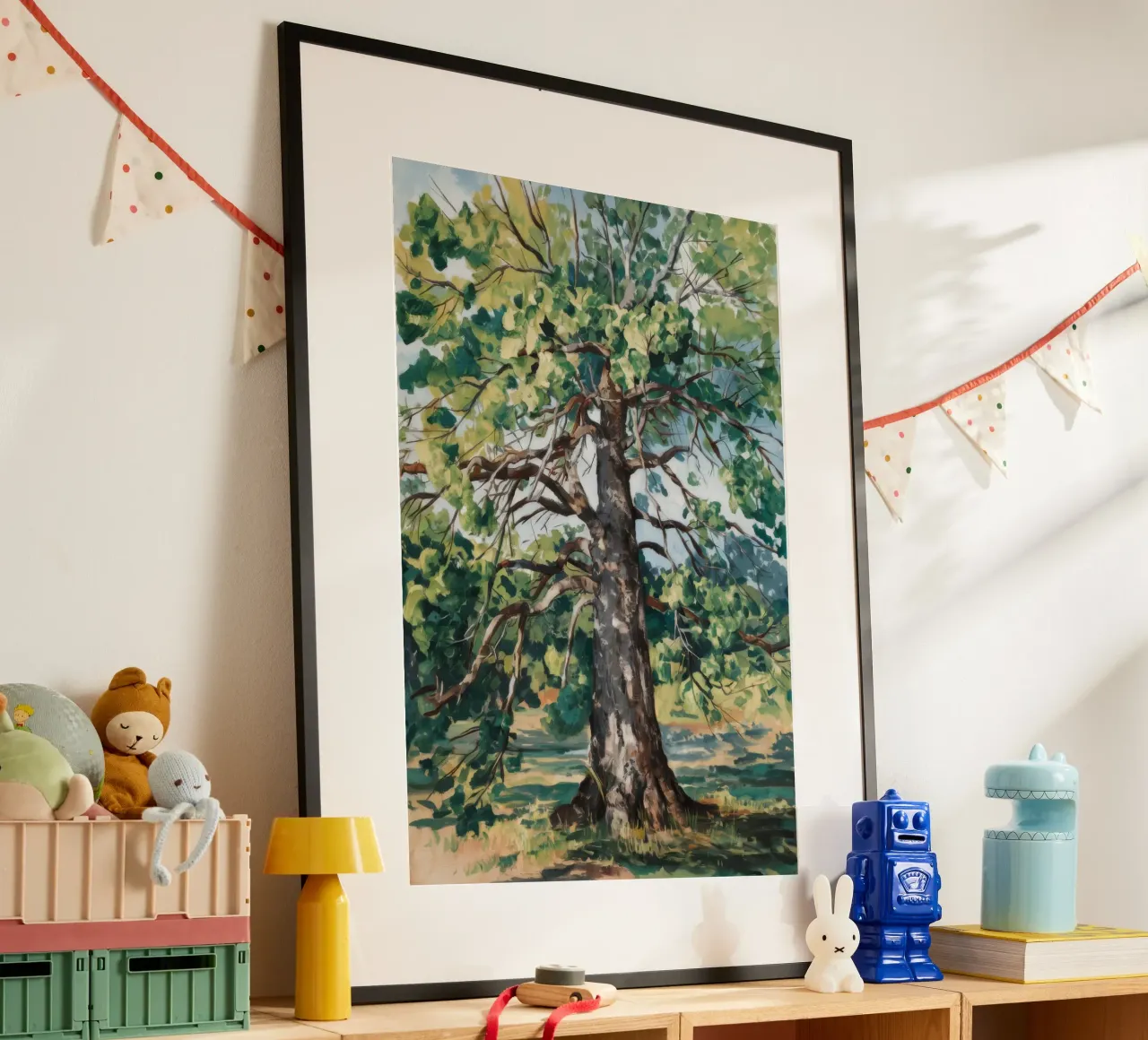 Saggezza della quercia solitaria poster da Dream Spectrum