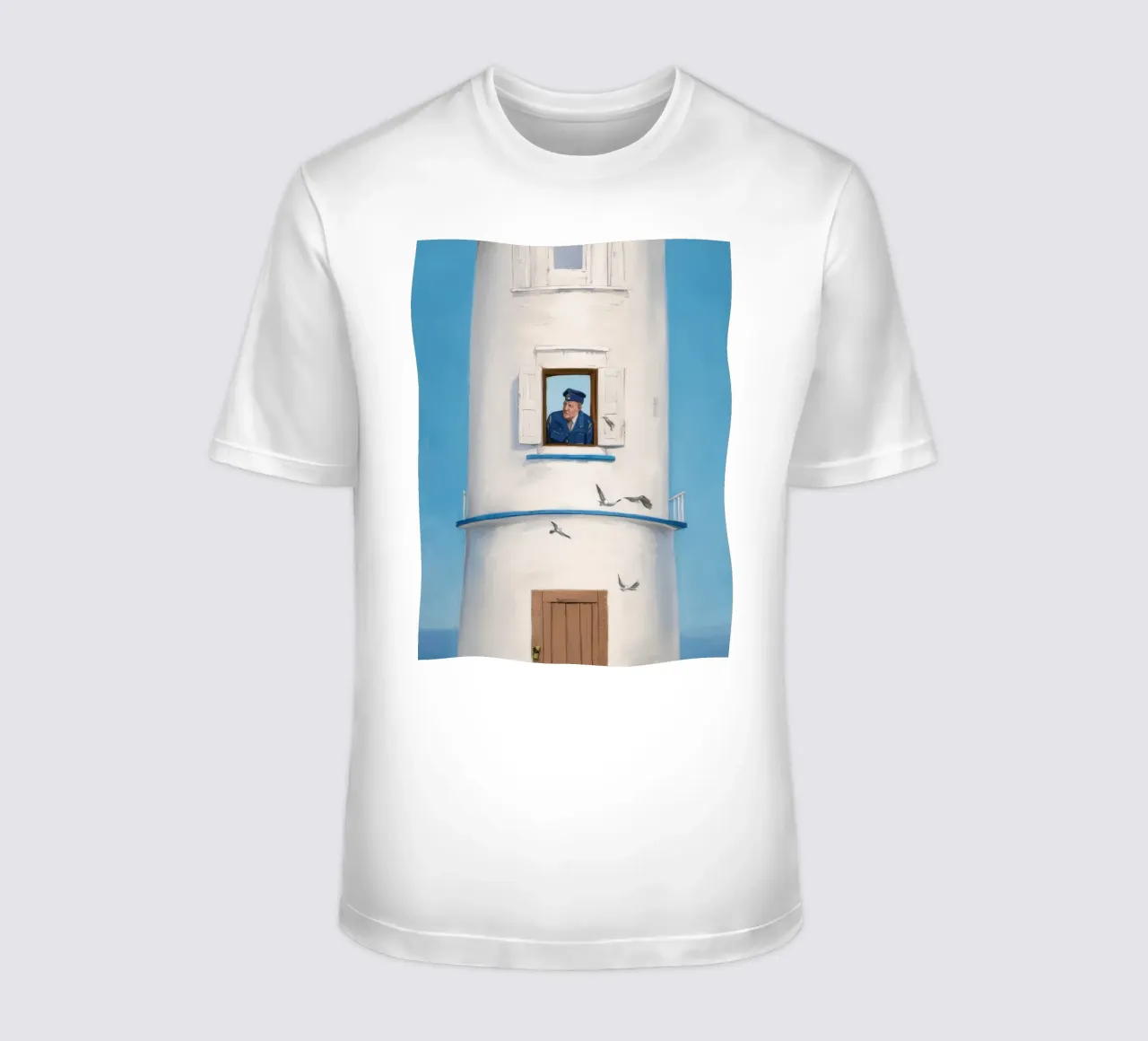 L'uomo nel faro t-shirt da Silk Palette