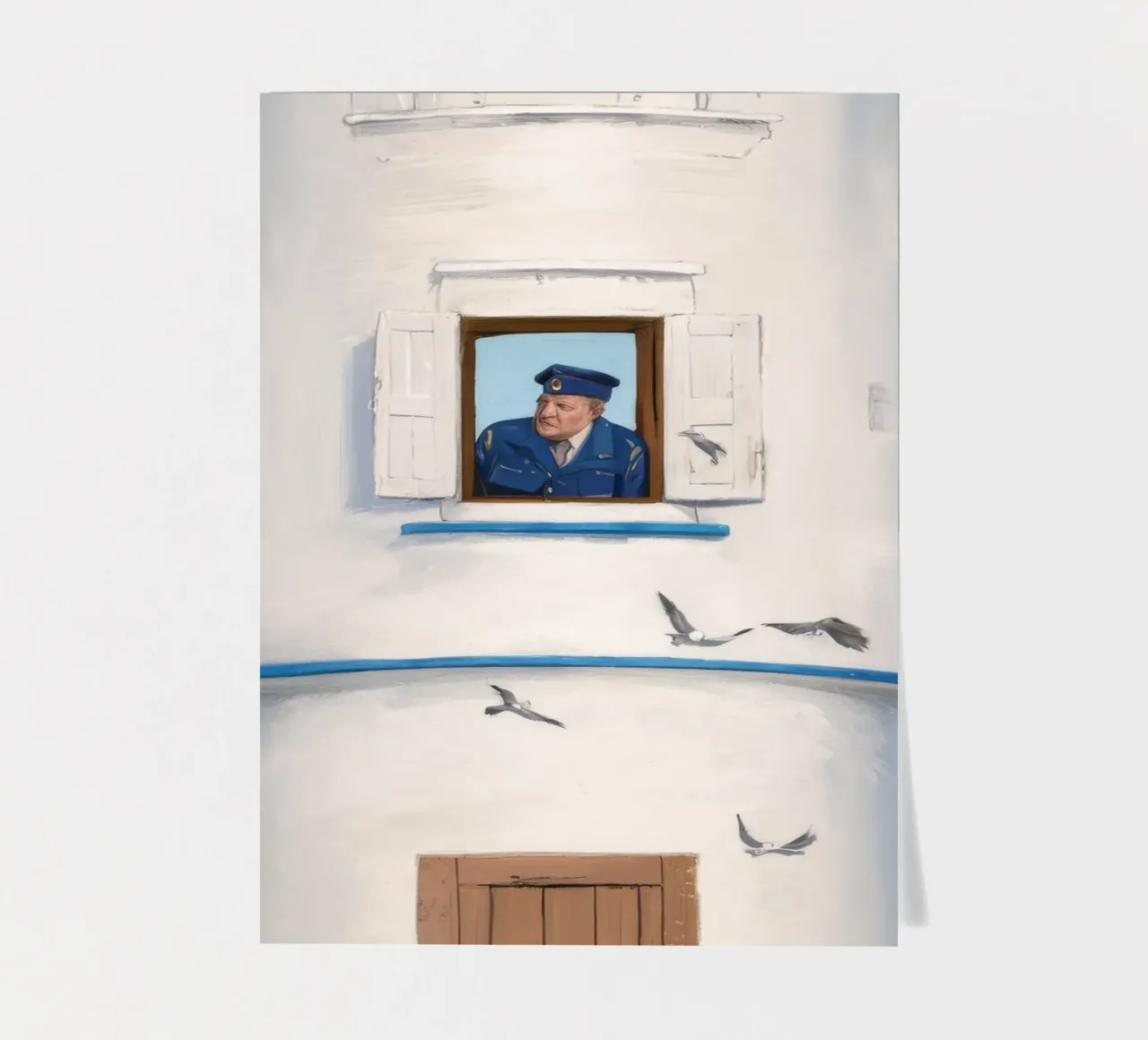 Man in the Lighthouse sticker sheet by Silk Palette