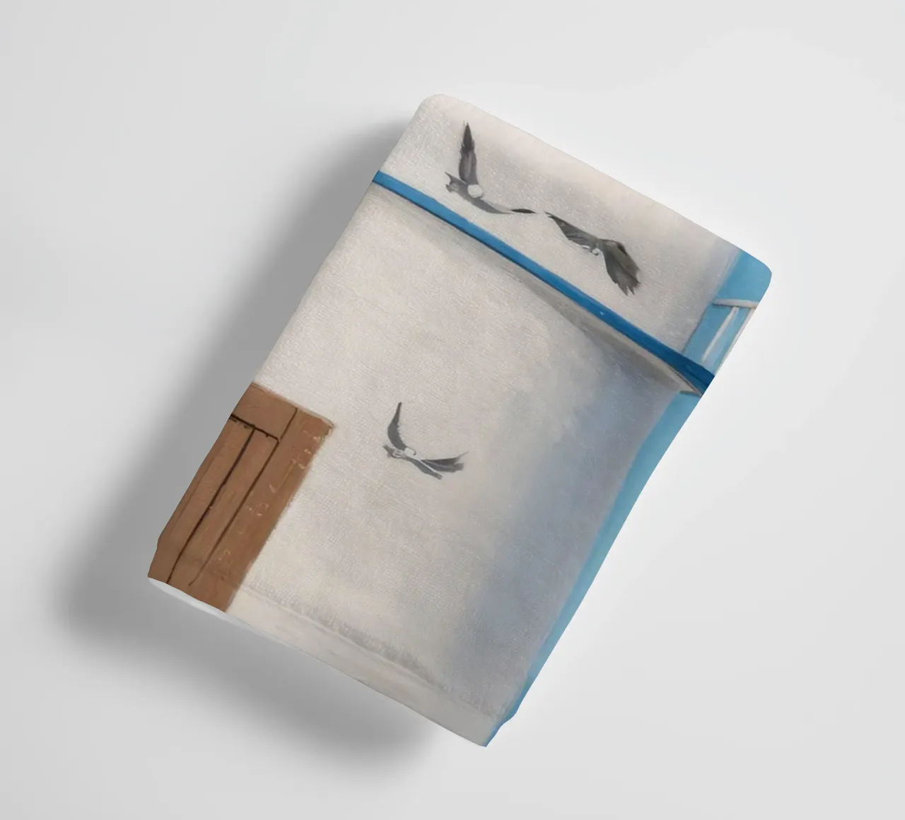 Man in the Lighthouse towel by Silk Palette