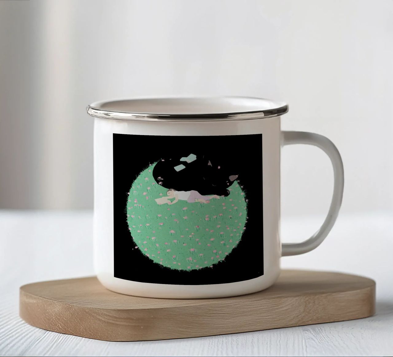 Lullaby tazza in smalto da Duong Tu Tran