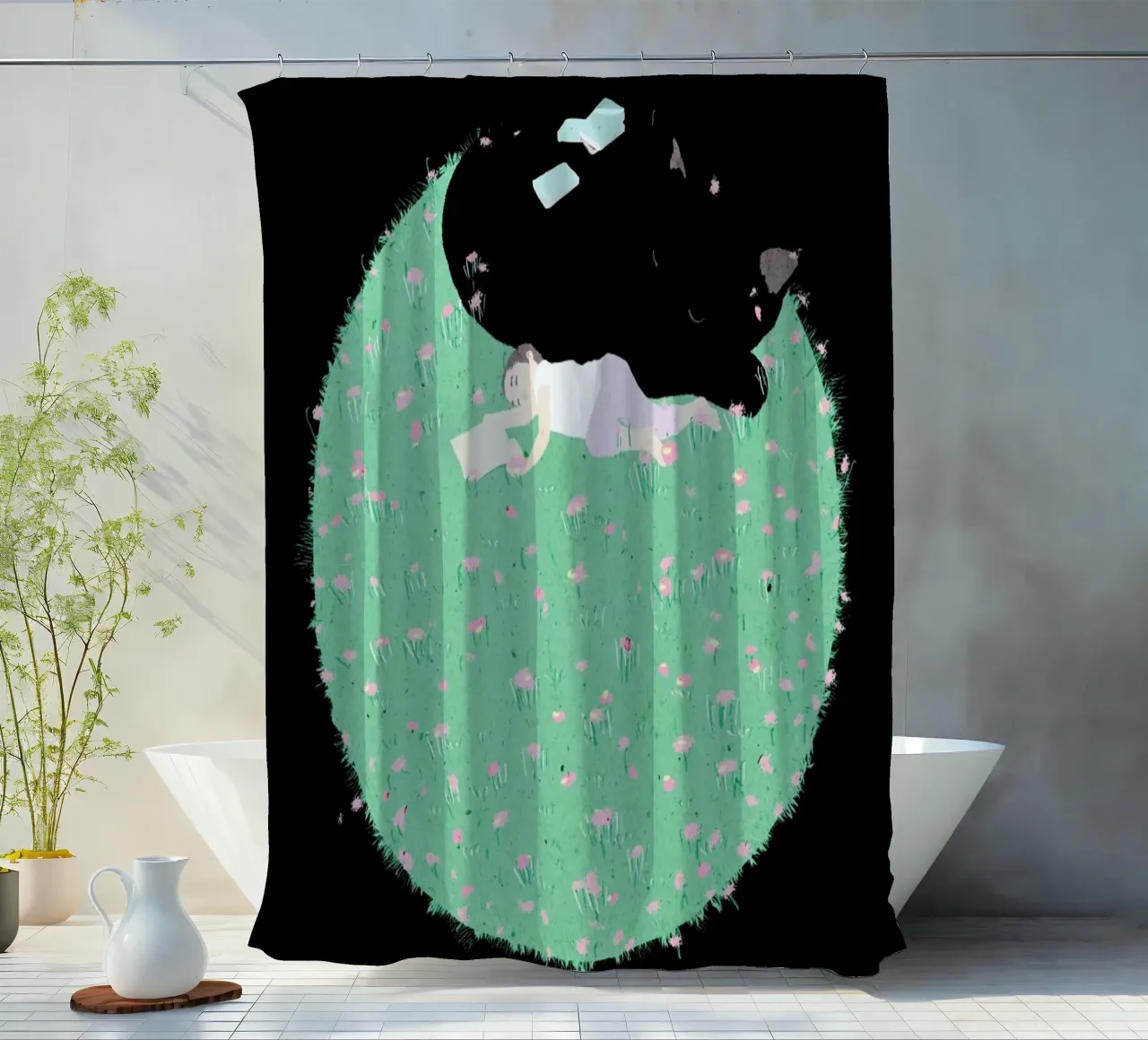 Lullaby rideau de douche de Duong Tu Tran