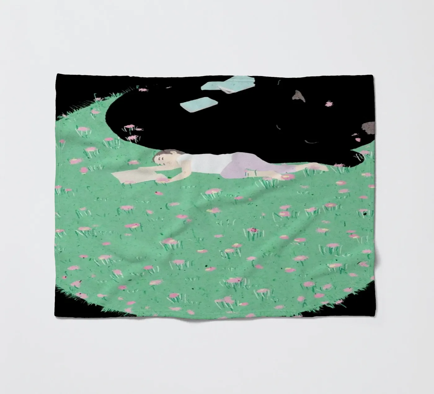 Lullaby Fleecedecke von Duong Tu Tran