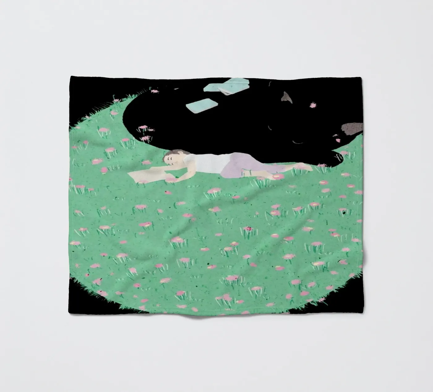 Lullaby Fleecedecke von Duong Tu Tran