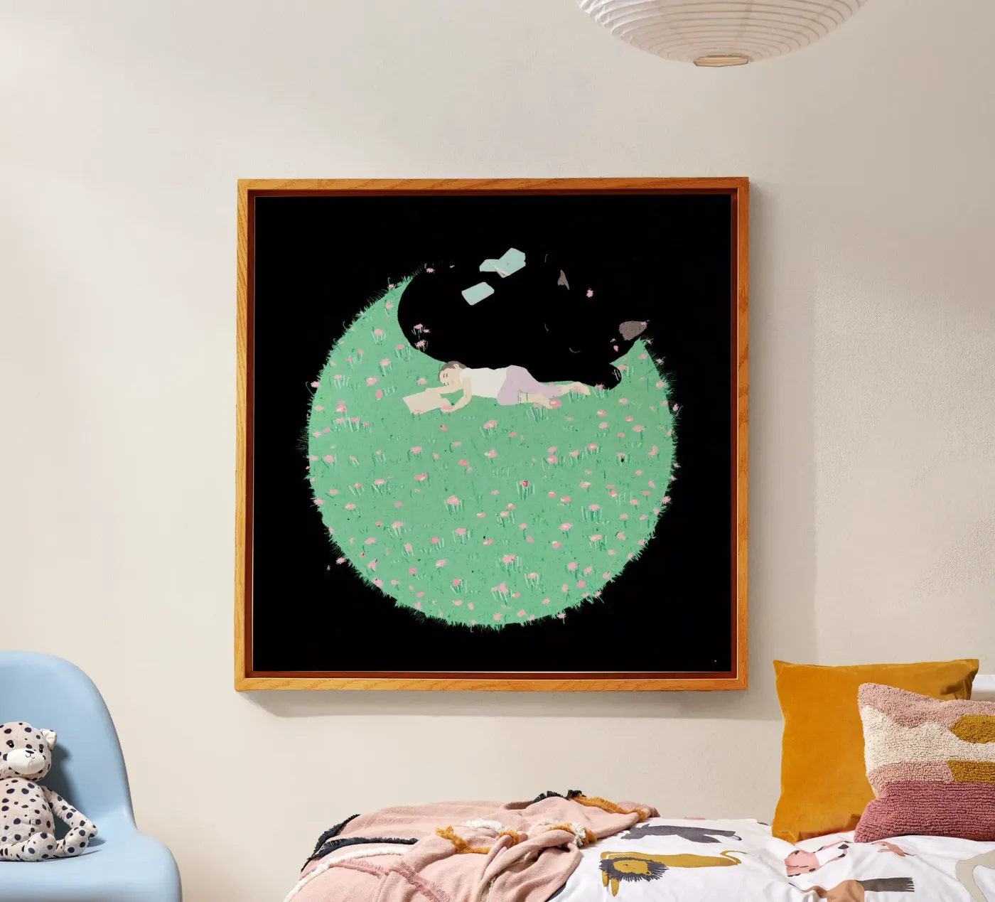 Lullaby acryl van Duong Tu Tran