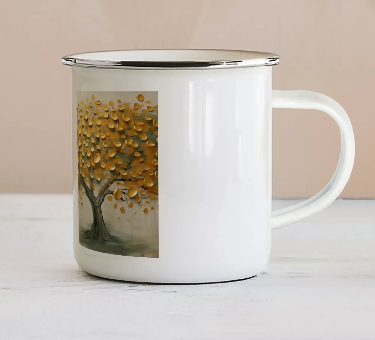 Arte da parete di Imagine tazza in smalto da Imagine