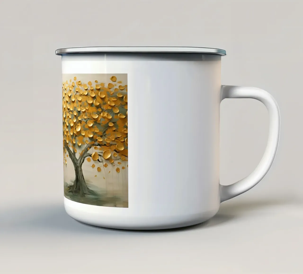Arte da parete di Imagine tazza in smalto da Imagine