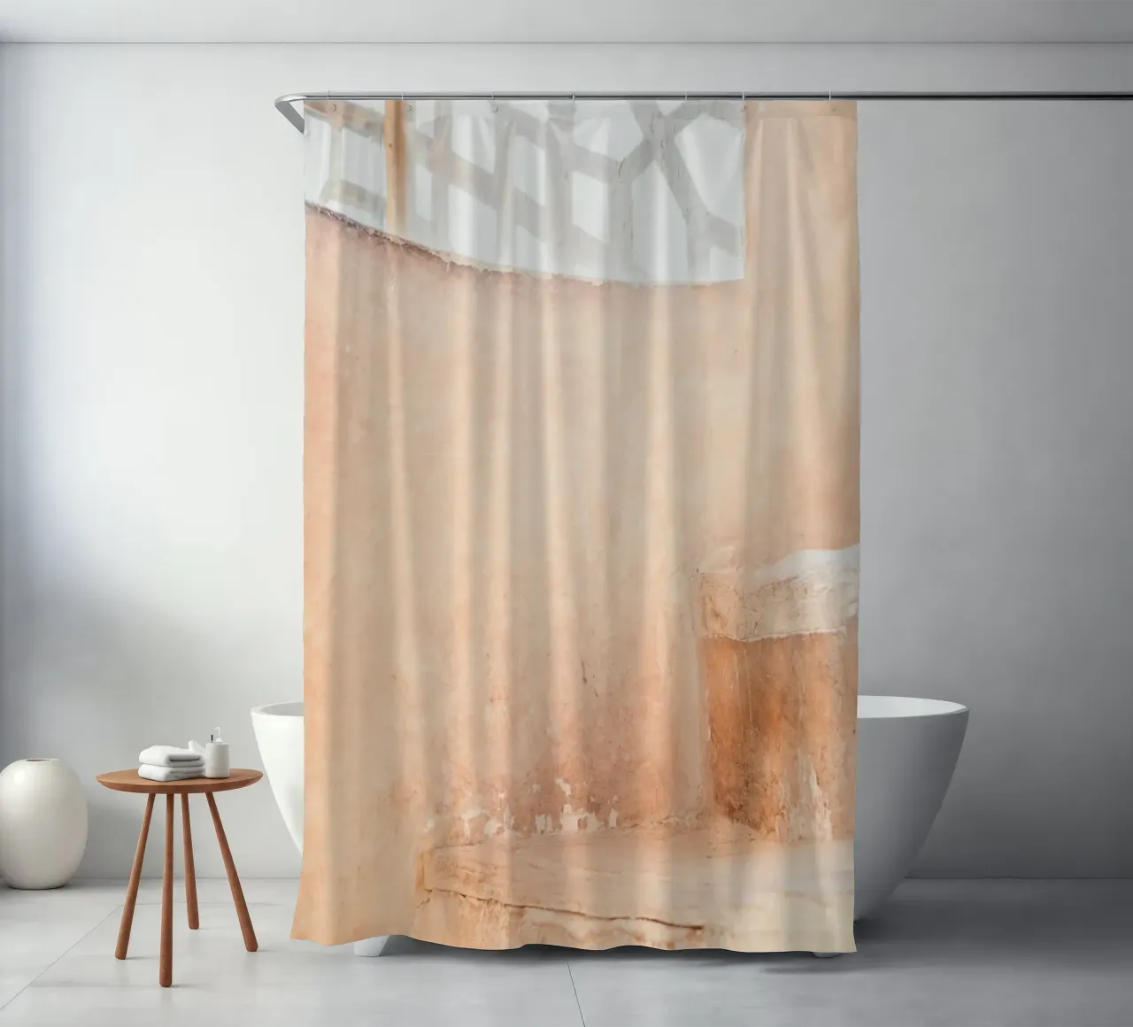 Persian architecture in peach tenda da doccia da photolovers