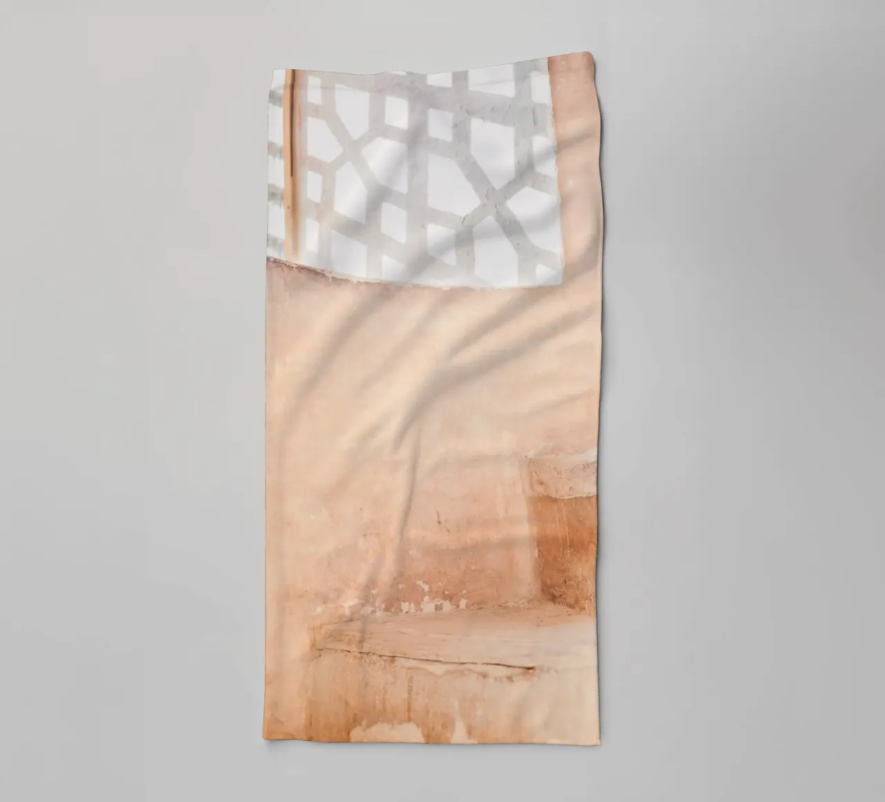 Persian architecture in peach asciugamano da bagno da photolovers