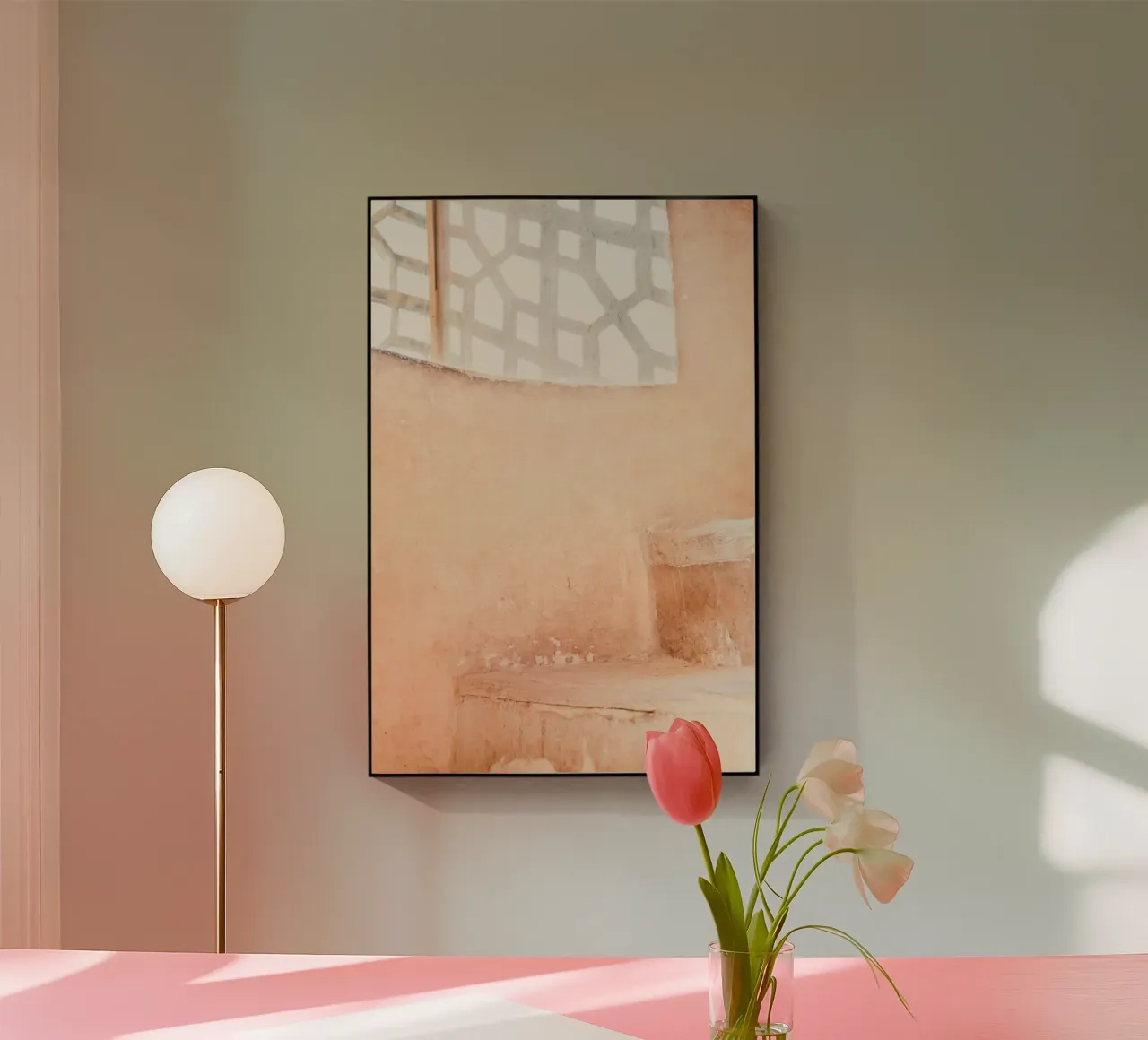 Persian architecture in peach plexiglass da photolovers