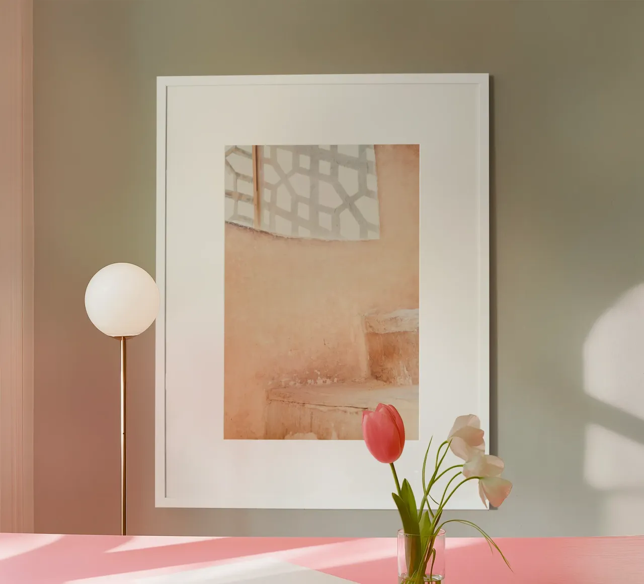 Persian architecture in peach carta hahnemühle da photolovers