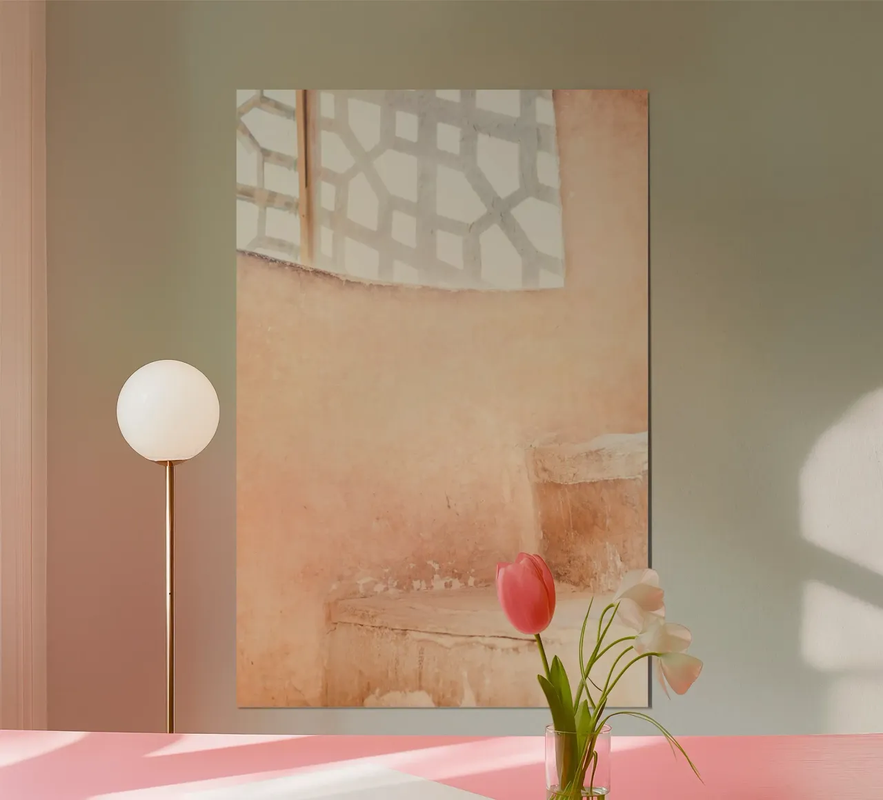 Persian architecture in peach carta hahnemühle da photolovers