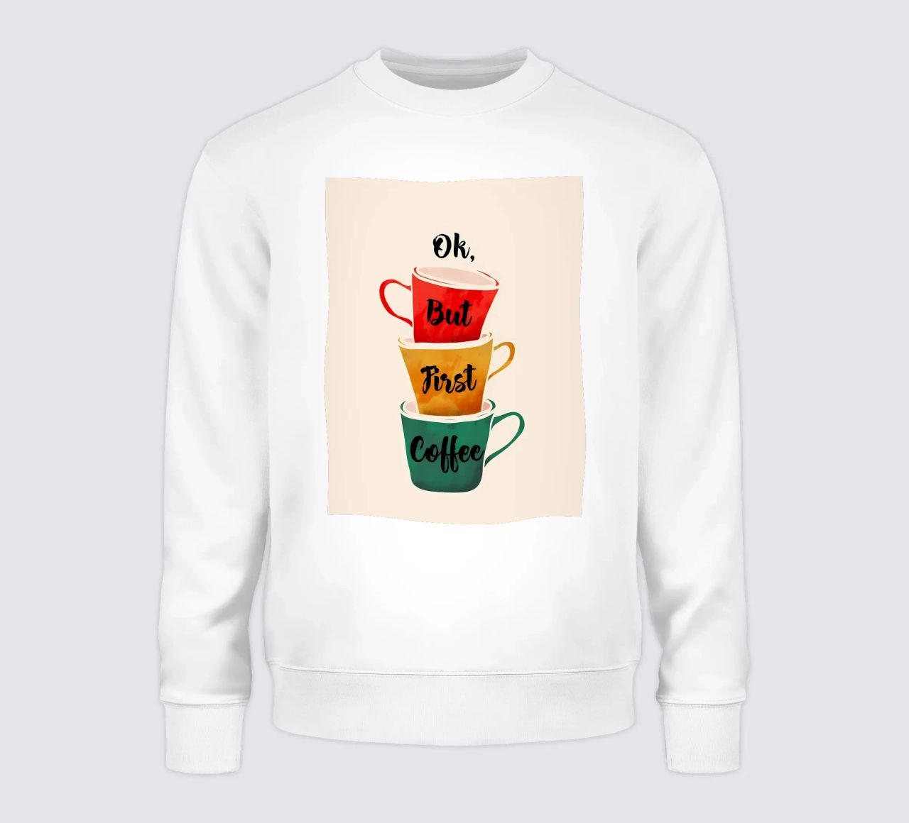 Ok ma fidatevi del caffè felpa da nobita