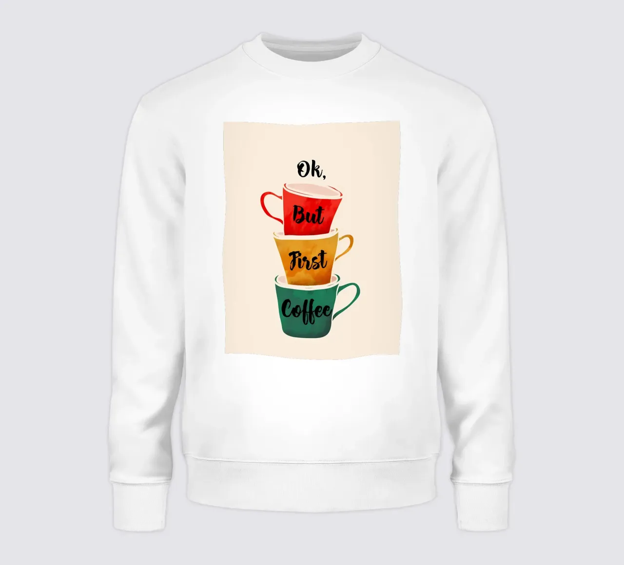 Ok ma fidatevi del caffè felpa da nobita