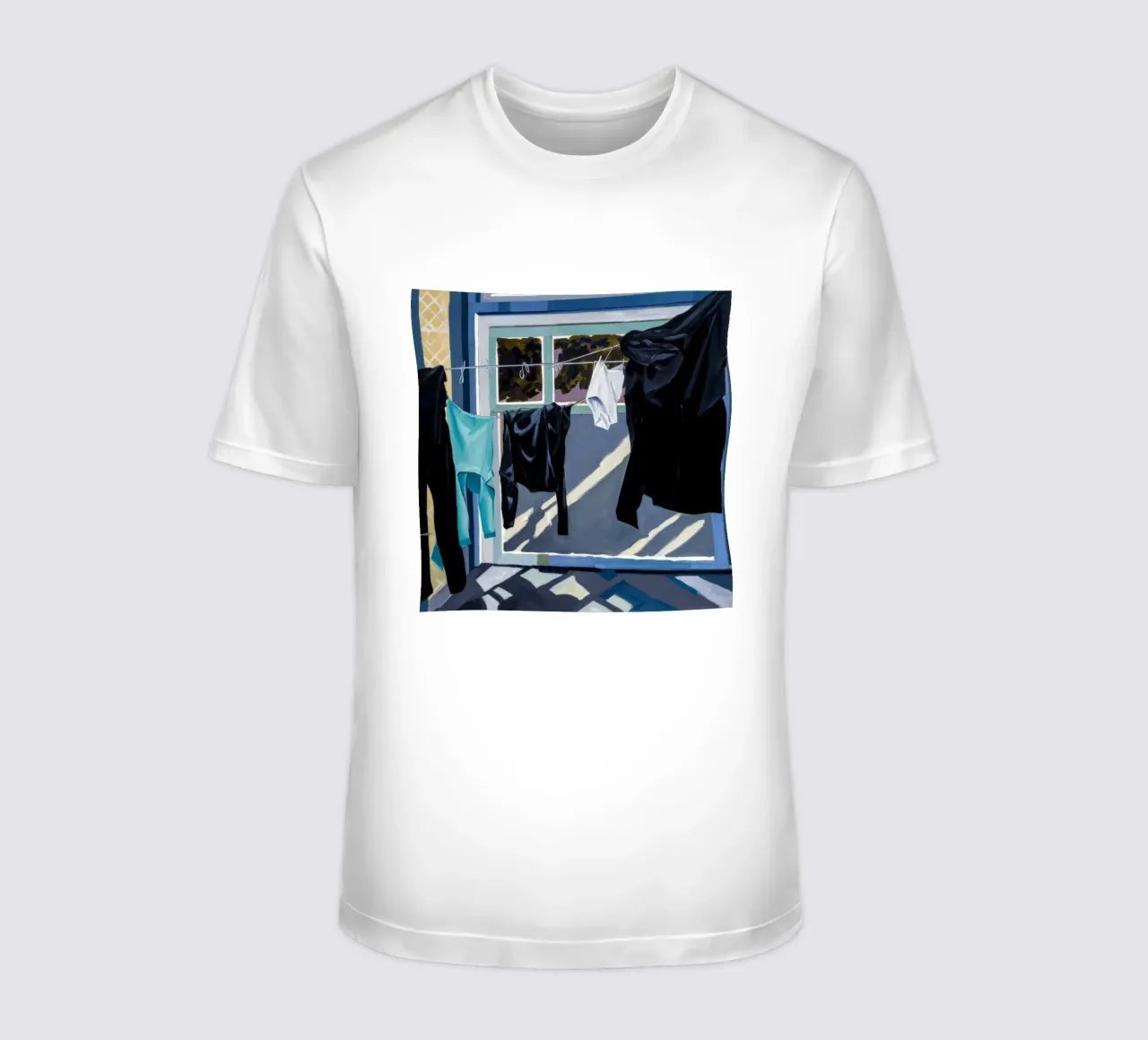 Schaduwen op de was t-shirt van Silk Palette