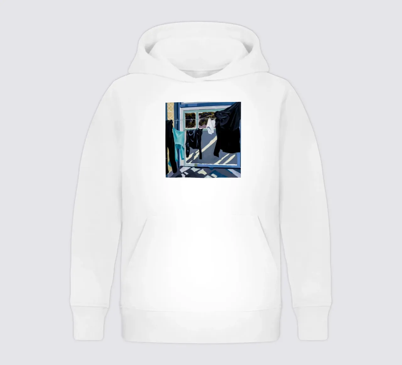 Schaduwen op de was kinder hoodie van Silk Palette