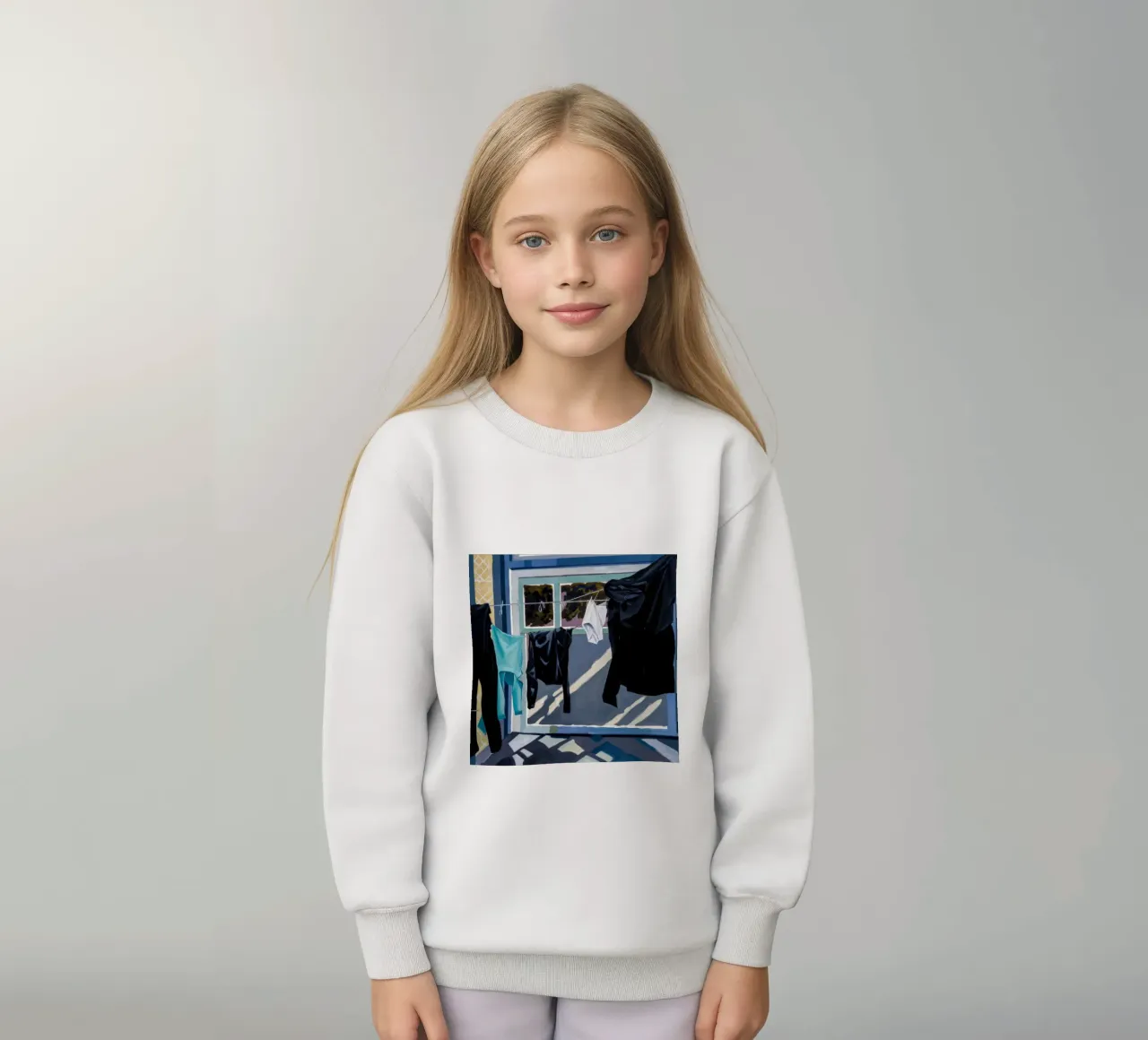 Schaduwen op de was kinder sweatshirt van Silk Palette