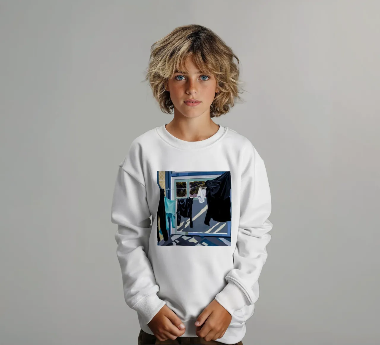 Schaduwen op de was kinder sweatshirt van Silk Palette