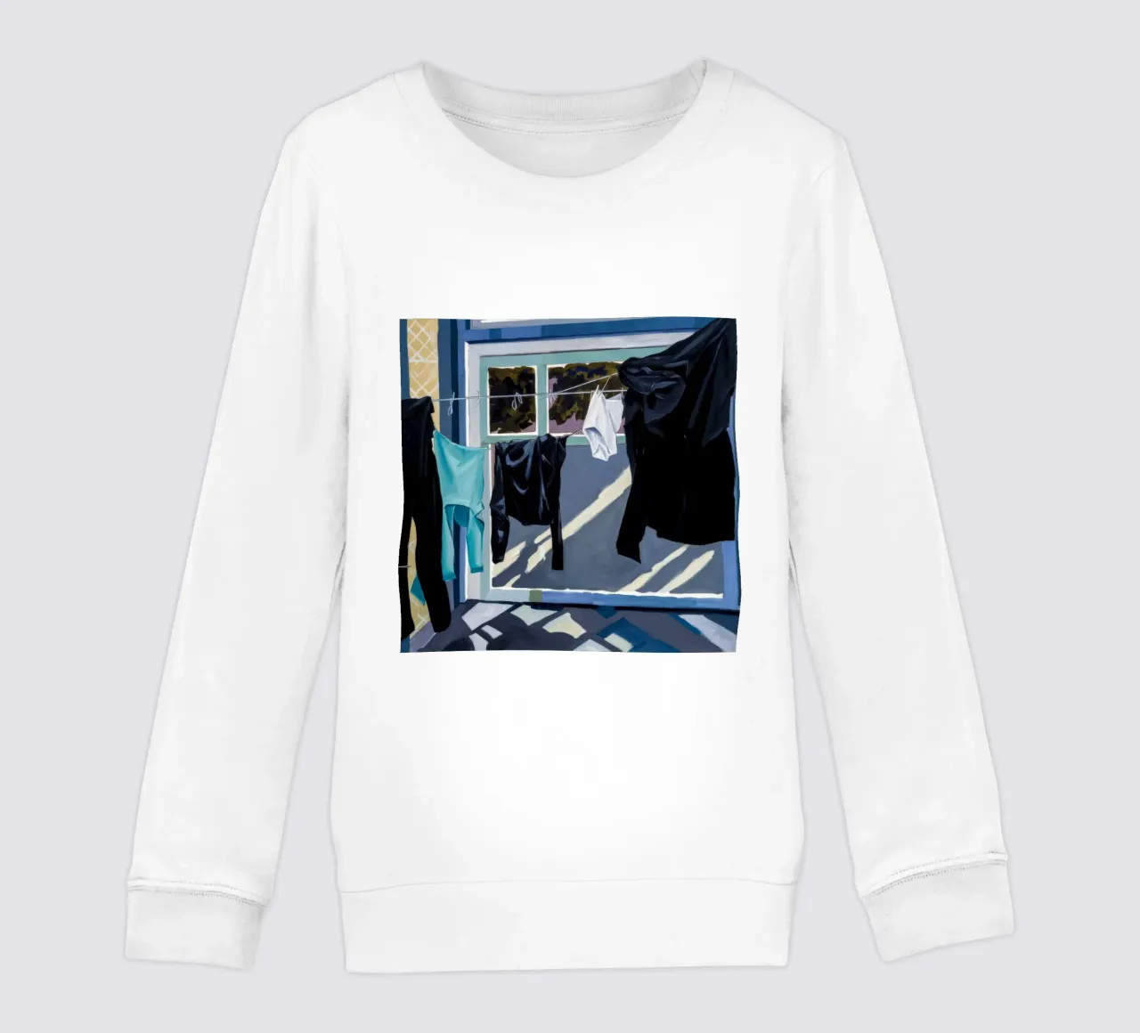 Schaduwen op de was kinder sweatshirt van Silk Palette