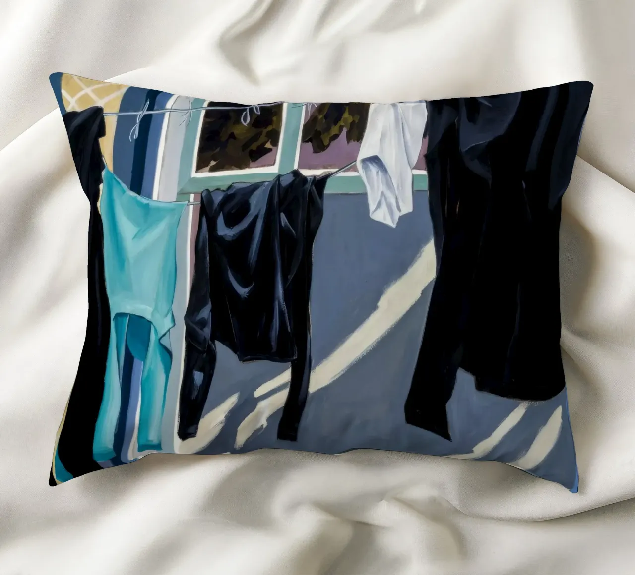 Schaduwen op de was kussen van Silk Palette