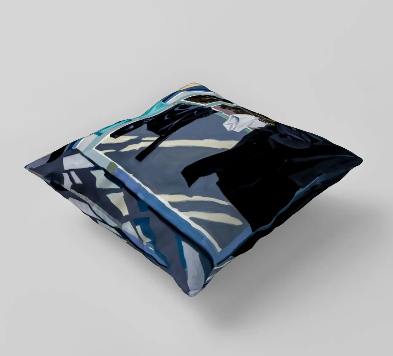 Schaduwen op de was kussen van Silk Palette