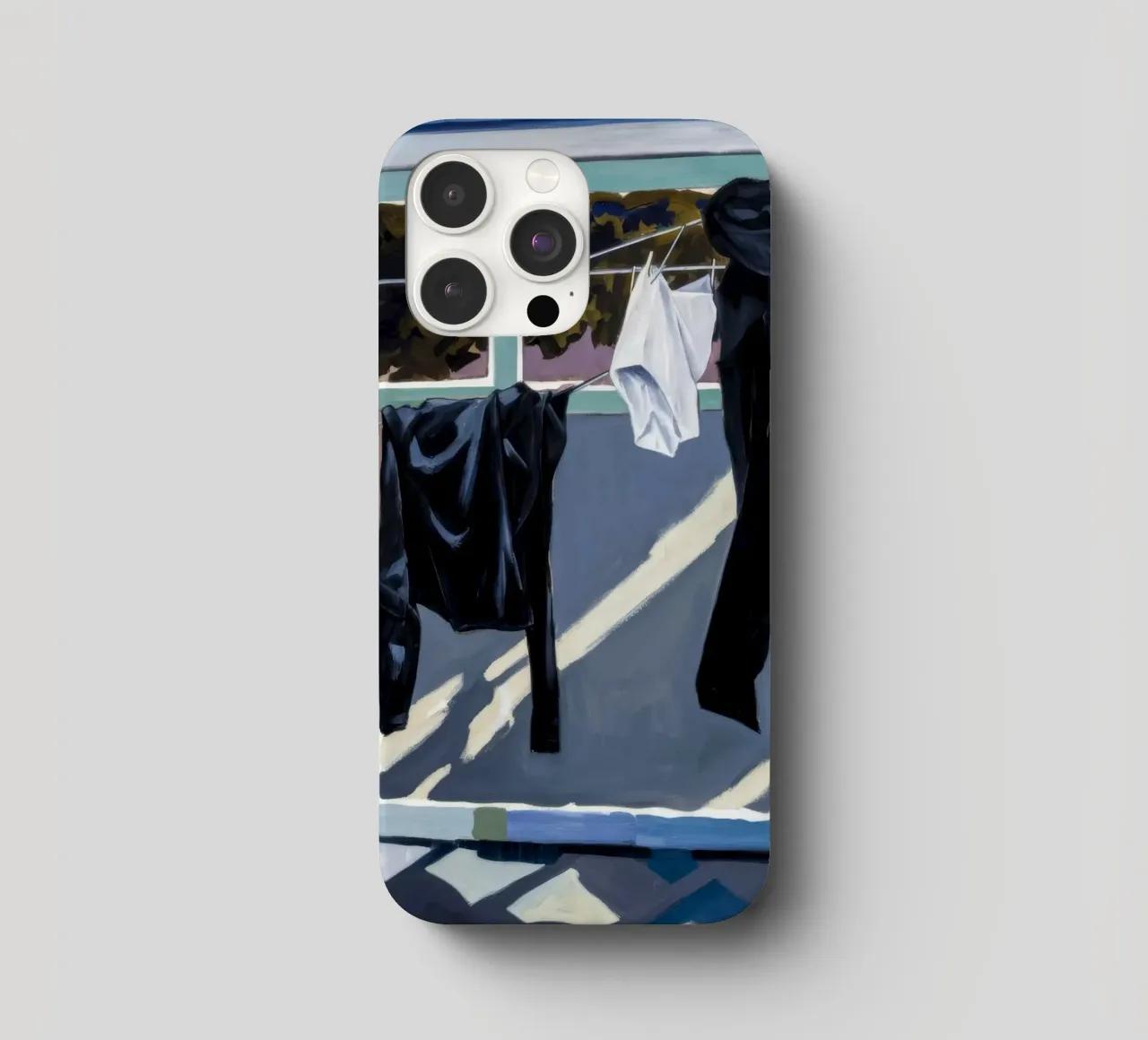 Schaduwen op de was iphone hoesje van Silk Palette