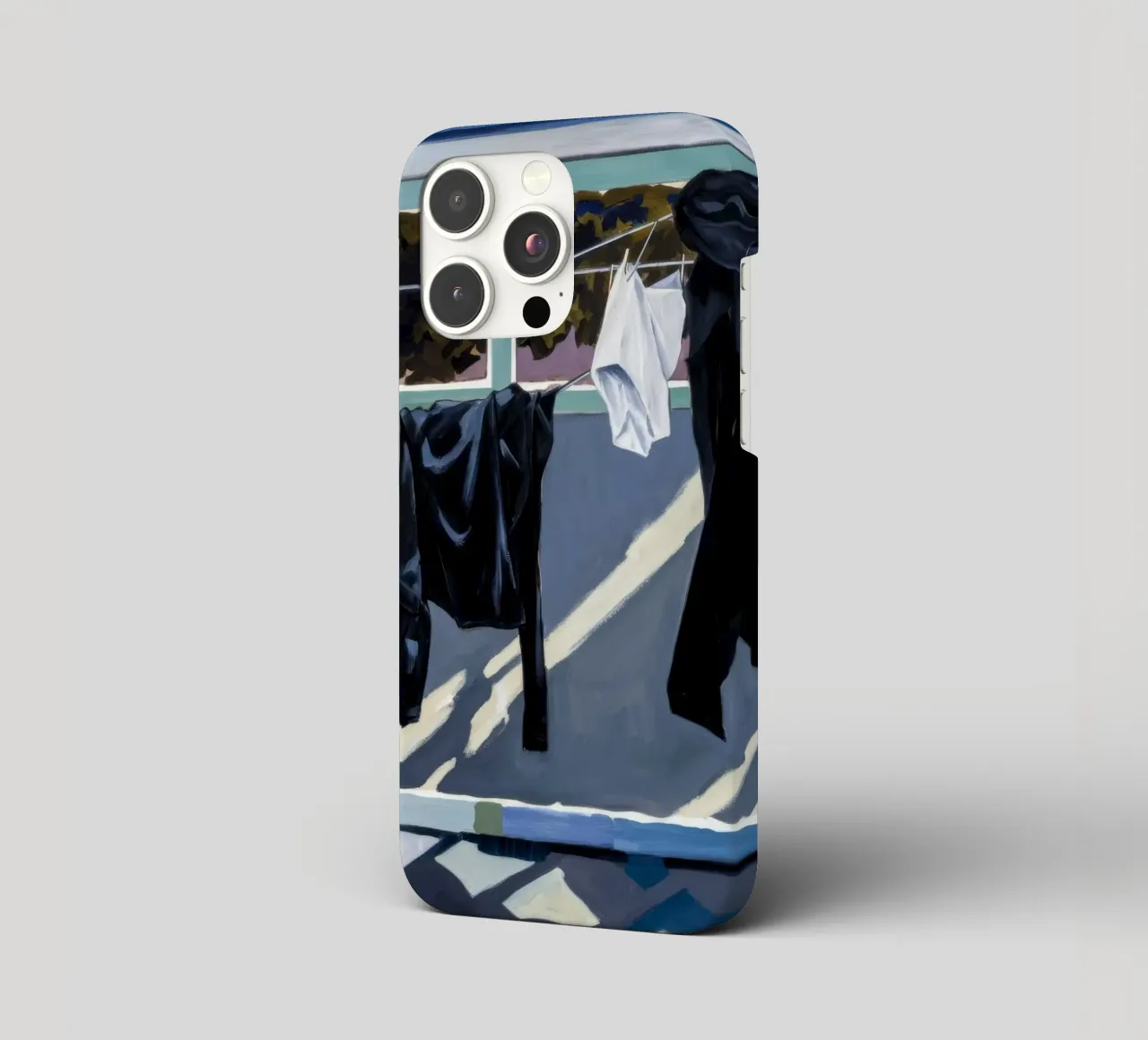 Schaduwen op de was iphone hoesje van Silk Palette