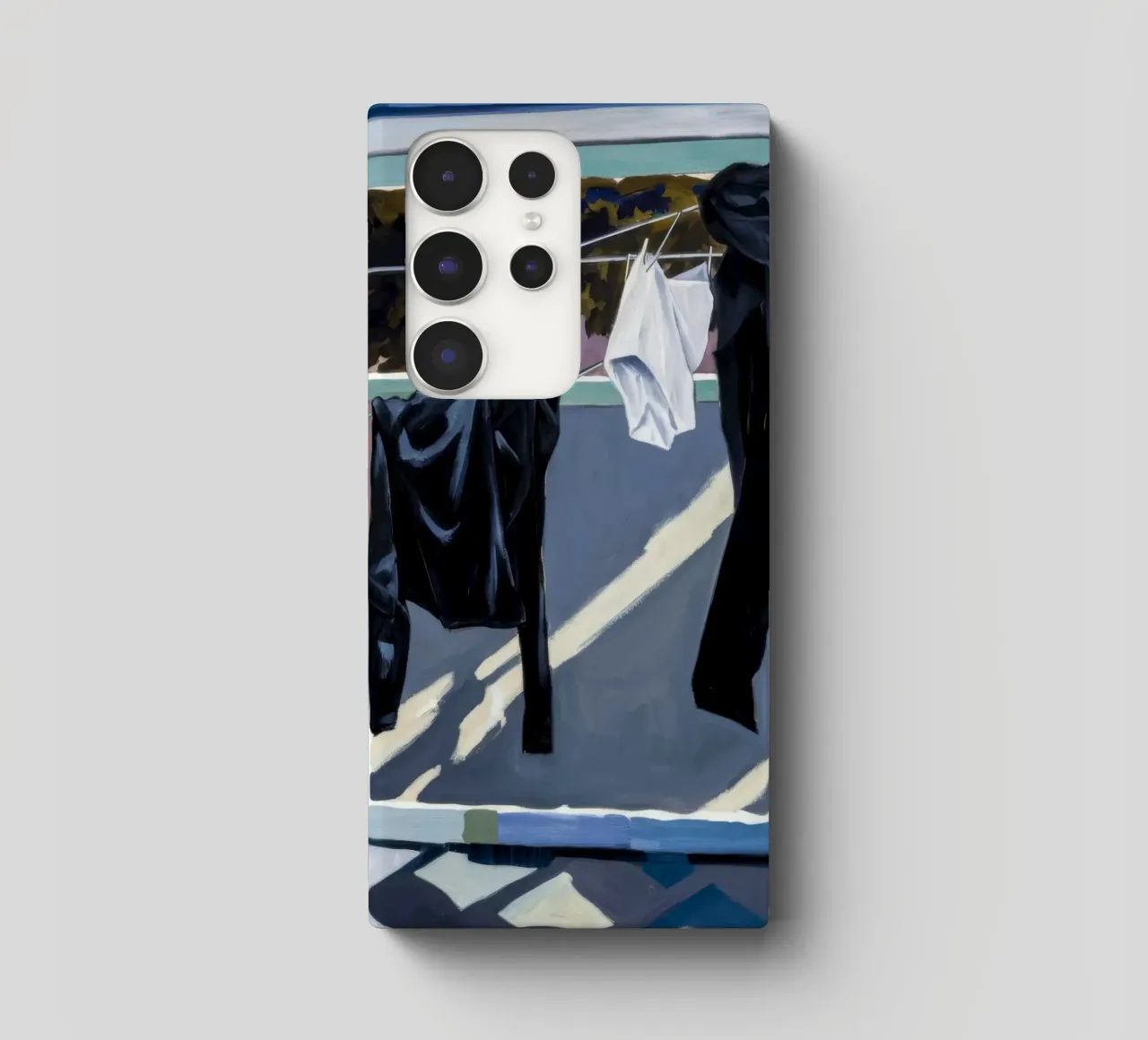 Schaduwen op de was samsung hoesje van Silk Palette