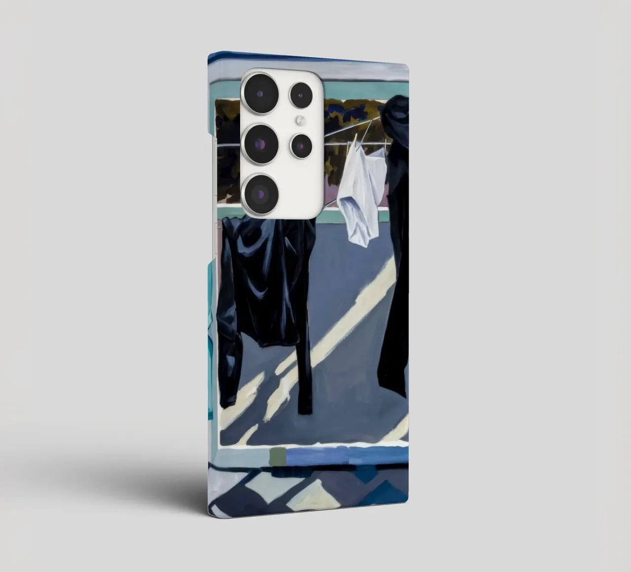 Schaduwen op de was samsung hoesje van Silk Palette